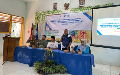 Workshop Mitigasi Bencana dalam Upaya Meningkatkan Ketrampilan Motorik Anak Usia Sekolah Dasar di Daerah Tanggap Darurat Bencana SDGs 4