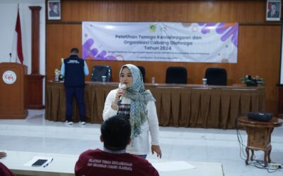 Dosen S1 PJKR Universitas Negeri Malang, Dr. Zihan Novita Sari, M.Pd., Jadi Pemateri pada Pelatihan Tenaga Keolahragaan dan Organisasi Cabang Olahraga di Kabupaten Bogor