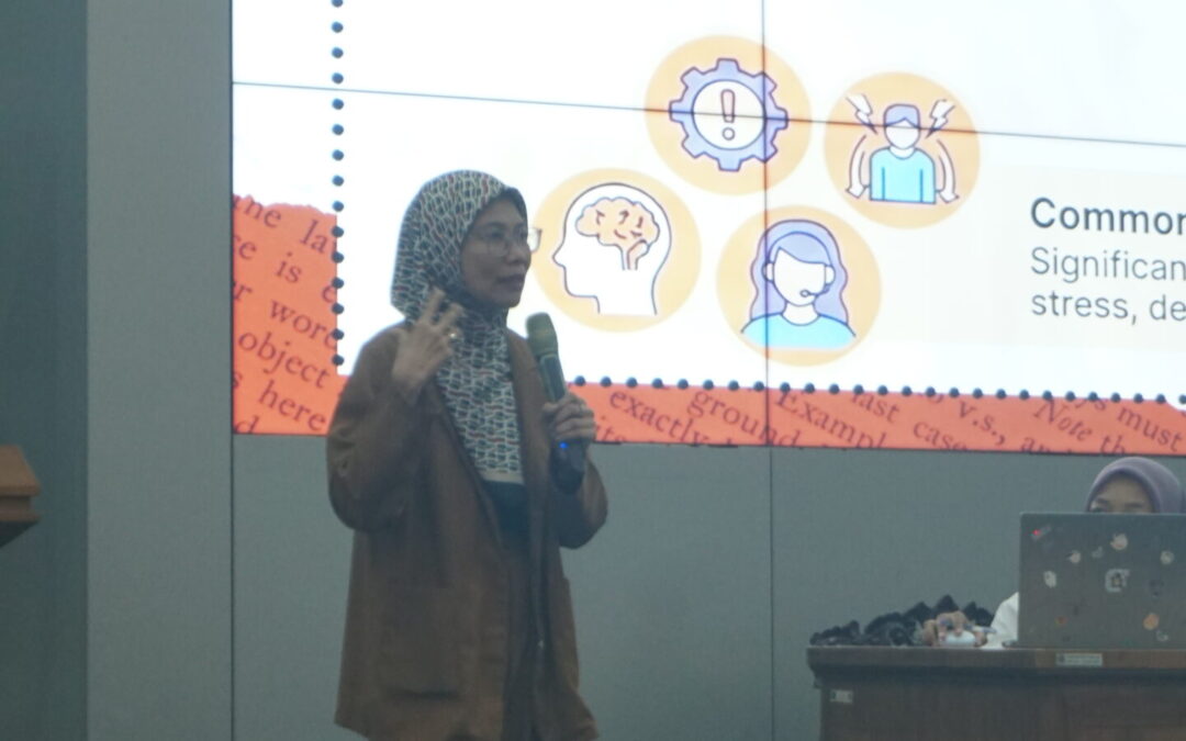 Departemen Ilmu Kesehatan Masyarakat UM hadirkan Guest Lecture bertemakan “Psychological Hazard at Work” kepada Mahasiswa Kesehatan Masyarakat